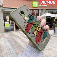 เคส JIUMOO สำหรับ Xiaomi Redmi โน๊ต3 Note 3 Pro Note 2เคสการ์ตูนแบบเรียบง่ายลายแมวบางฝ้ากรอบแข็งกันแรงกระแทกนิ่มขอบซิลิโคนแฟชั่นเคสมือถือคลุมทั้งหมดป้องกันเลนส์กล้อง