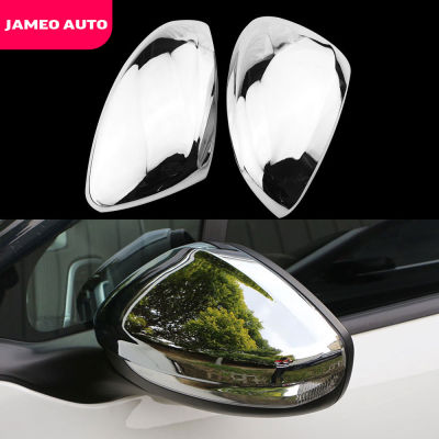Jameo Auto 2PcsSet Exterior Car Chrome Rearview Mirror Protection Cover Trim Fit for Peugeot 208 GTI 2014 - 2018 Accessories