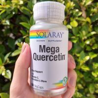 เควอซิทิน Mega Quercetin 60 VegCaps (Solaray®) เควอซิติน โบรมีลีน โบรมีแลน