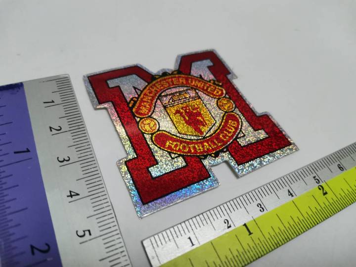 สติ๊กเกอร์-pvc-เกล็ดวาว-โลโก้-แมนเชสเตอร์ยูไนเต็ด-manchester-united-f-c-sticker-logo-man-u-man-u-manu-แมนยู