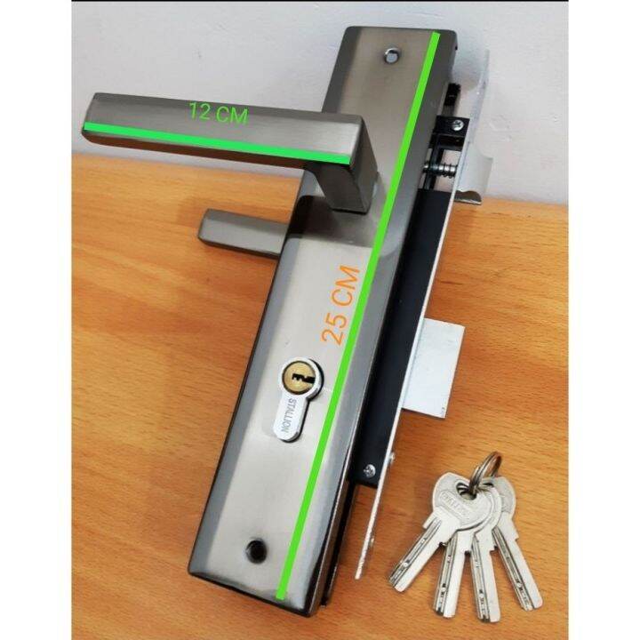 kunci pintu 1 set/kunci pintu rumah kamar model minimalis kotak/bulat