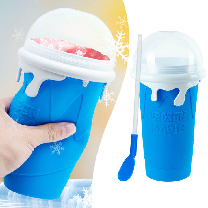 【Ready Stock】Ice Maker Cup 500ML Smoothies Cup DIY Ice Cream Quick