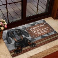 CLOOCL Pet Dog Dachshund Doormat Decor 3D Print Animal Doormat Non-Slip Carpet Bathroom Bedroom Living Room Porch Drop Shipping