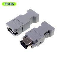 ◘✾ 5 pcs Male Female IEEE 1394 6 pin Plug Socket SM-6E SM-6P Servo Connector Cross MOLEX 55100-0670 54280-0609 Wire Solder