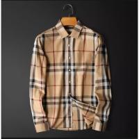 HOT★Burberry เสื้อเชิ้ตลําลอง เข้ารูป สไตล์เกาหลี สําหรับผู้ชาย