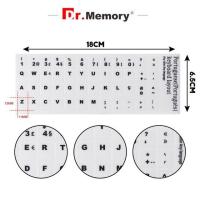 【✴COD✴】 g8lumg สติกเกอร์แป้นพิมพ์ฝรั่งเศสสเปนรัสเซียอาหรับฮีบรูสติกเกอร์ตัวอักษรอะไหล่รูปแบบแป้นพิมพ์โปรตุเกส