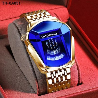 authentic personality man watches domineering steel belt automatic movement quartz watch new students locomotive male