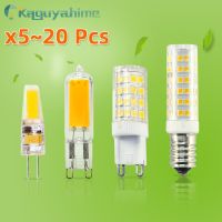 =(K)= 5/10/20ชิ้น G9 LED E14หลอดไฟสลัวหลอดไฟ3W 5W 9W AC 220V DC 12V SMD2835ซัง G4หลอดไฟ G9 LED แทนที่หลอดไฟ LED ฮาโลเจน