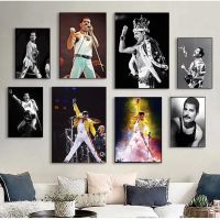 2023 ❅✢ Wall Art Pictures Decorative Home Decor Cuadros Freddie Mercury Bohemian Rock Music Star Posters And Prints Canvas Painting