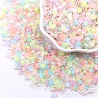 【CW】☁ↂ  5mm Fluorescent Polymer Clays Diamonds Beads for Crafts Plastic Filler Supplies Handwork Material