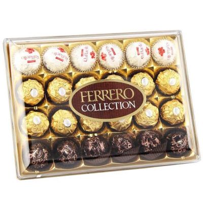 Sale! exp.07/2023 Ferrero collection คละรส (ออริจินัล มะพร้าว ดาร์กช็อค) 24 ลูก