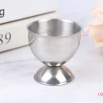 1pc Stainless Steel Boiled Egg Cup Holder Spring Egg Holder