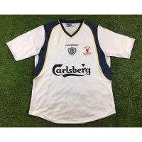 shot goods 2001 Liverpool Away Retro soccer jersey