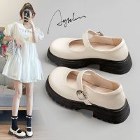 2023High quality new style Mary Jane shoes womens 2023 summer new fairy gentle with skirt Japanese jk thick bottom small leather shoes thick heel single shoes