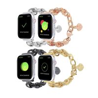 №❈ สายโลหะหรูหราสำหรับ Apple Watch Ultra 8 7 45 มม. 41 มม. 6 5 4 SE 44 มม. 40 มม. ผู้หญิงสร้อยข้อมือ iWatch 38 มม. 42 มม.