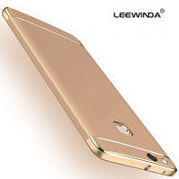 LEEWINDA สำหรับ Huawei P10 P20เคสโทรศัพท์เบาบางสำหรับ Huawei P30 Lite กรณี,3ใน1 Gold เคสแข็งฝาหลังแบบถอดได้ปลอก