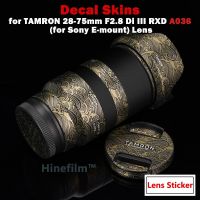 สติกเกอร์ติดฟิล์มป้องกันสำหรับแทมรอน28-75 F2.8 / Tamron 28 75 A036ดีไอขนาด28-75มม. (Sony E-Mount) รูปลอกเลนส์สติกเกอร์แผ่นฟิล์มกันรอยโน๊ตบุค