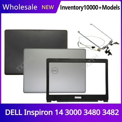 New Original For DELL Inspiron 14 3000 3480 3482 Laptop LCD back cover Front Bezel Hinges Palmrest Bottom Case A B C D Shell
