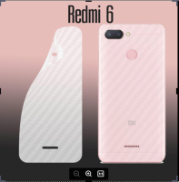 ฟิล์มกันรอยหลังเครื่อง เสี่ยวมี่ เรดมี่6 จำนวน 2 ชิ้น 3D Anti-fingerprint Clear Fiber Back Film Screen Protector Xiaomi Redmi6 2Pcs (5.45")