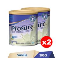 แพ๊คคู่ Prosure โปรชัวร์ วานิลลา 380 กรัม Prosure Vanilla 380g x 2  สำหรับผู้ป่วยมะเร็ง