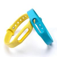 สายรัดข้อมือหลากสี Mi 1อุปกรณ์เสริม Pulseira Miband 1สายทดแทนสายรัดข้อมือซิลิโคนเหมาะสำหรับ Xiaomi Mi 1 S