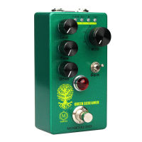 Mosky Guitar Effects Pedal Green Booster Overdrive ลูกบิด4-ModeSelection เอฟเฟกต์กีตาร์ Pedal BoosterOverdrive Guitar Parts