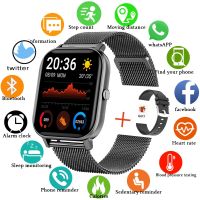 （Bar watchband）นาฬิกาอัจฉริยะสำหรับโทรศัพท์2023,นาฬิกาวัดอัตราการเต้นของหัวใจสายรัดข้อมือฟิตเนสโทรผ่านบลูทูธใหม่สำหรับผู้ชายและผู้หญิง