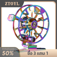 ZTOYL รอกตกปลาน้ำแข็ง2 + 1, รอกตกปลาทำจากโลหะทุกประเภทรอกตกปลาคาร์พสำหรับฤดูหนาวอุปกรณ์ตกปลากลางแจ้ง