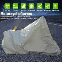 ผ้าคลุมรถจักรยานยนต์กันน้ำ Universal Anti UV Protector All Season Rain Covering Motorbike Tarpaulin Coats