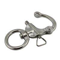 （AT） RoundQuick Release Swivel Shackle Mayitr Marine BoatChain Eye Shackle SwivelHook Hardware