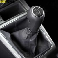 56ความเร็วรถเกียร์ Shift Knob Lever Stick Gaitor Boot สำหรับ Opelvauxhall Astra III H 2005 2006 2007 2008 2009