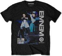 Eminem Mens Detroit Slim Fit T-Shirt Black