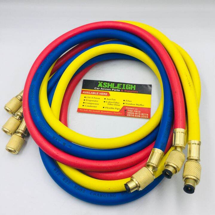 Aircon Manifold Gauge Charging Hose 1.5 meter R134a R22 Hvac Car auto