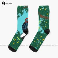 【CW】 Florida Lighthouse Socks Womens Cotton Adult Teen Youth Personalized Custom 360° Digital Print