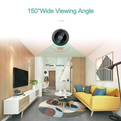 ☏ 1080P Mini IP WIFI Camera Camcorder Wireless Home Security DVR Night Vision 90-degree Viewing Angle Built-in Magnet