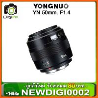 SALE Yongnuo Lens YN50 mm. F1.4 หน้าชัดหลังเบลอ - รับประกัน digilife 1ปี ##กล้องถ่ายรูป ถ่ายภาพ ฟิล์ม อุปกรณ์กล้อง สายชาร์จ แท่นชาร์จ Camera Adapter Battery อะไหล่กล้อง เคส