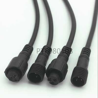 5 Pairs 2 pin 3 pin 4 Pin 20cm Connectors Socket Plug 0.2mm 24AWG LED Cable Wire LED Strips Waterproof IP65 Male/Female
