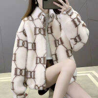 DUOHANZI สตรีแกะ Shearling เสื้อแจ๊กเก็ตหลวมคลุมด้วยผ้าเสื้อขนสัตว์แกะเสื้อสตรี