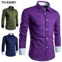 Mens long sleeve grid go casual CS14 line design