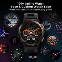 2023 Original KOS ถัง T2ทหารสมาร์ทนาฬิกา Ultra Men Smartwatch ผู้หญิงกีฬาฟิตเนส AMOLED AI Voice IP69K 5ATM กันน้ำ