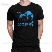 เสื้อยืด BULLRUN HODL Blockchain BULL ผ้าฝ้ายที่มีคุณภาพเสื้อแขนสั้นฤดูร้อน XRP ระลอกเหรียญสกุลเงินดิจิตอลเสื้อเชิ้ตลำลอง