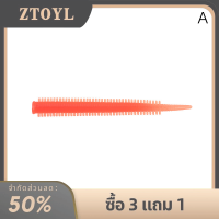 ZTOYL เหยื่อหนอนไหมทรายแบบนิ่มไบโอมิเมติกส์กับปลาแมนดารินขนาด0.8ก. 83มม. ปากหยิกและถนนปลากะพงขาว