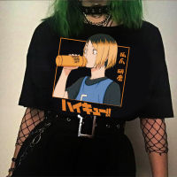 Japan Haikyuu Anime Women T Shirt Tops Tees Kenma Kozume Tee shirt Cosplay Short Sleeve Casual Female Tshirt Punk Clothes