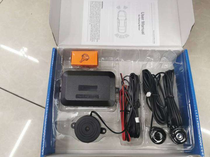 เซ็นเซอร์ถอยหลังติดรถยนต์แบบลำโพง-parking-sensor-เลือกสีและจุดก่อนสั่ง