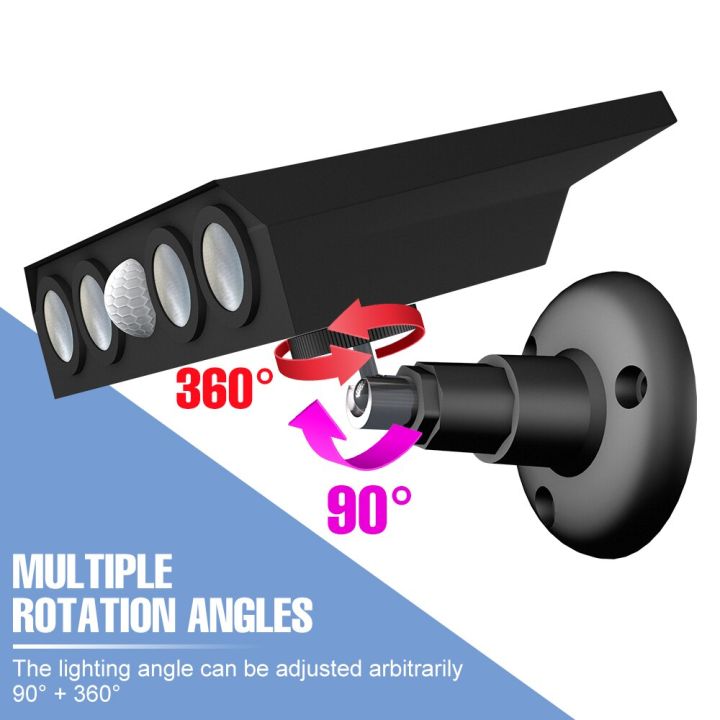 lampu-tenaga-surya-ไฟสปอตไลท์หลอดไฟใช้สำหรับในสวนไฟถนนโคมไฟผนังกันน้ำกลางแจ้งพร้อมไฟ-led-เซ็นเซอร์ตรวจจับการเคลื่อนไหว