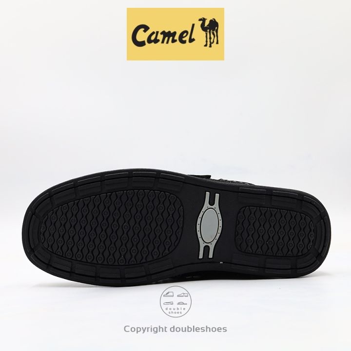camel-รองเท้าคัทชูเปิดส้น-หนังแท้-หนังลายช้าง-พื้นนุ่ม-เย็บพื้น-รุ่น-cm109-ไซส์-40-45