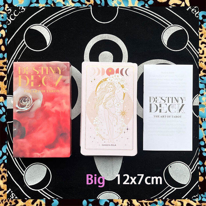 The Destiny Tarot Card Deck with Paper Guide Book Standard Big Size