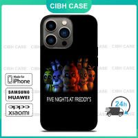 Five Nights At Freddys Fnaf กรณีโทรศัพท์มือถือ iPhone 14 Pro Max / iPhone 13 Pro Max / iPhone 12 Pro Max / XS Max / Samsung Galaxy Note 10 Plus / S22 Ultra / S21 Plus ฝาครอบป้องกันการตก 1093