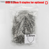 TOOL IMPROVER 100pcs AUTOMOTIVE พลาสติกซ่อมเล็บมาตรฐาน pre CUT WAVE Staples Bump