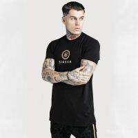 2019 Mens Sik Silk Print T-Shirt Summer New Fashion Casual Short Sleeve men Cotton T-shirt